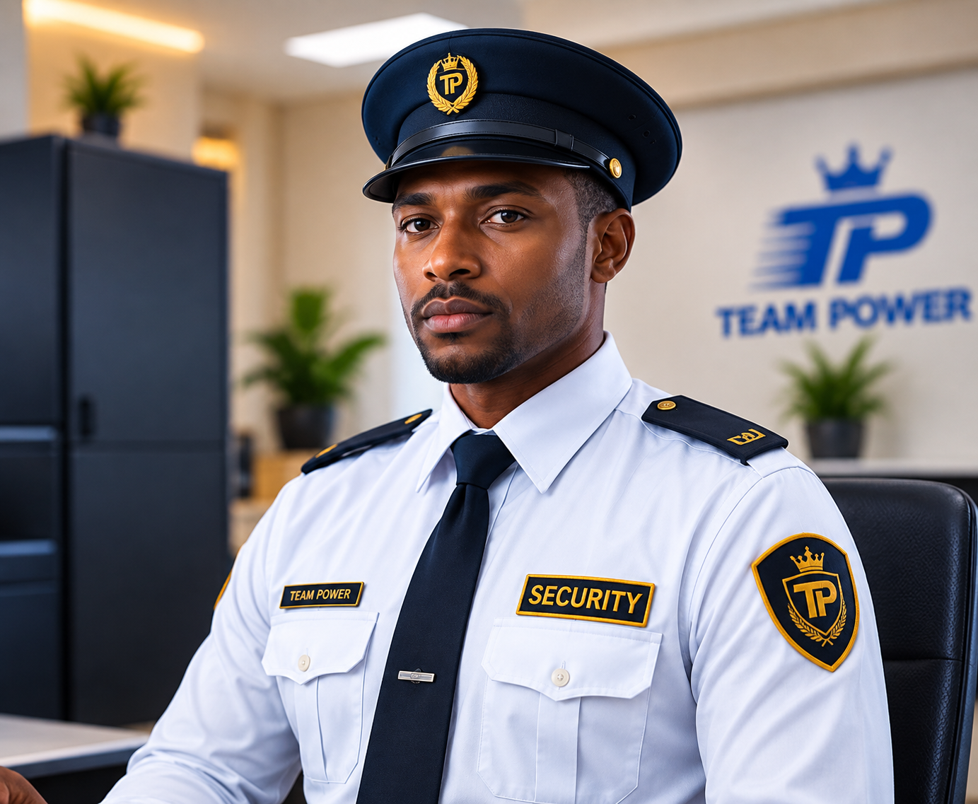 Uniformed security officer